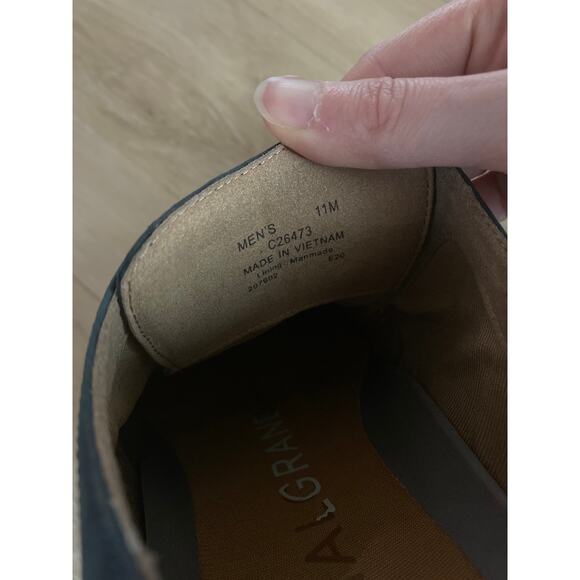 Cole Haan Original Grand Oxford shoes men’s size 11 blue suede wingtip lace up - Picture 5 of 5